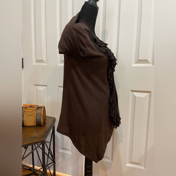 Vintage Suzie Triple Ruffle Open Cardigan - Picture 4 of 8